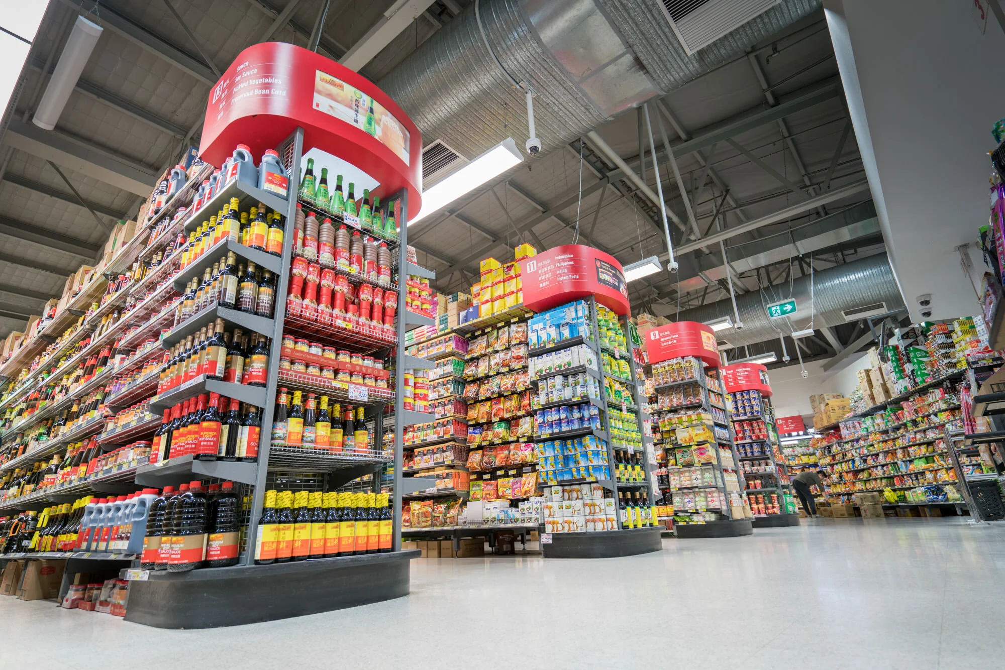 Hong Kong Supermarket Clayton 店內貨架
