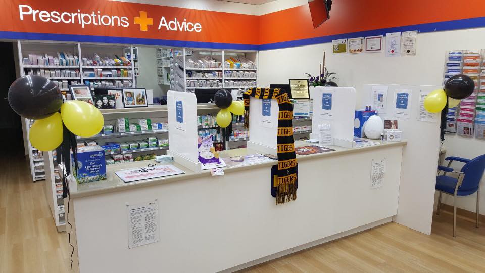 Kerrie Road Pharmacy 官网展示的店内柜台